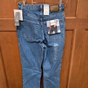 Jones Sport Women's Blue Jeans Classic Fit Size 6 Inseam 31" New With Tags